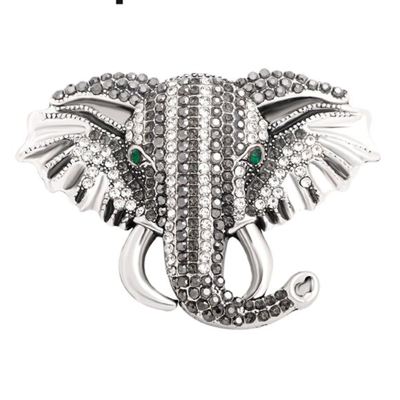 Elephant Brooch - Picture 1 of 3